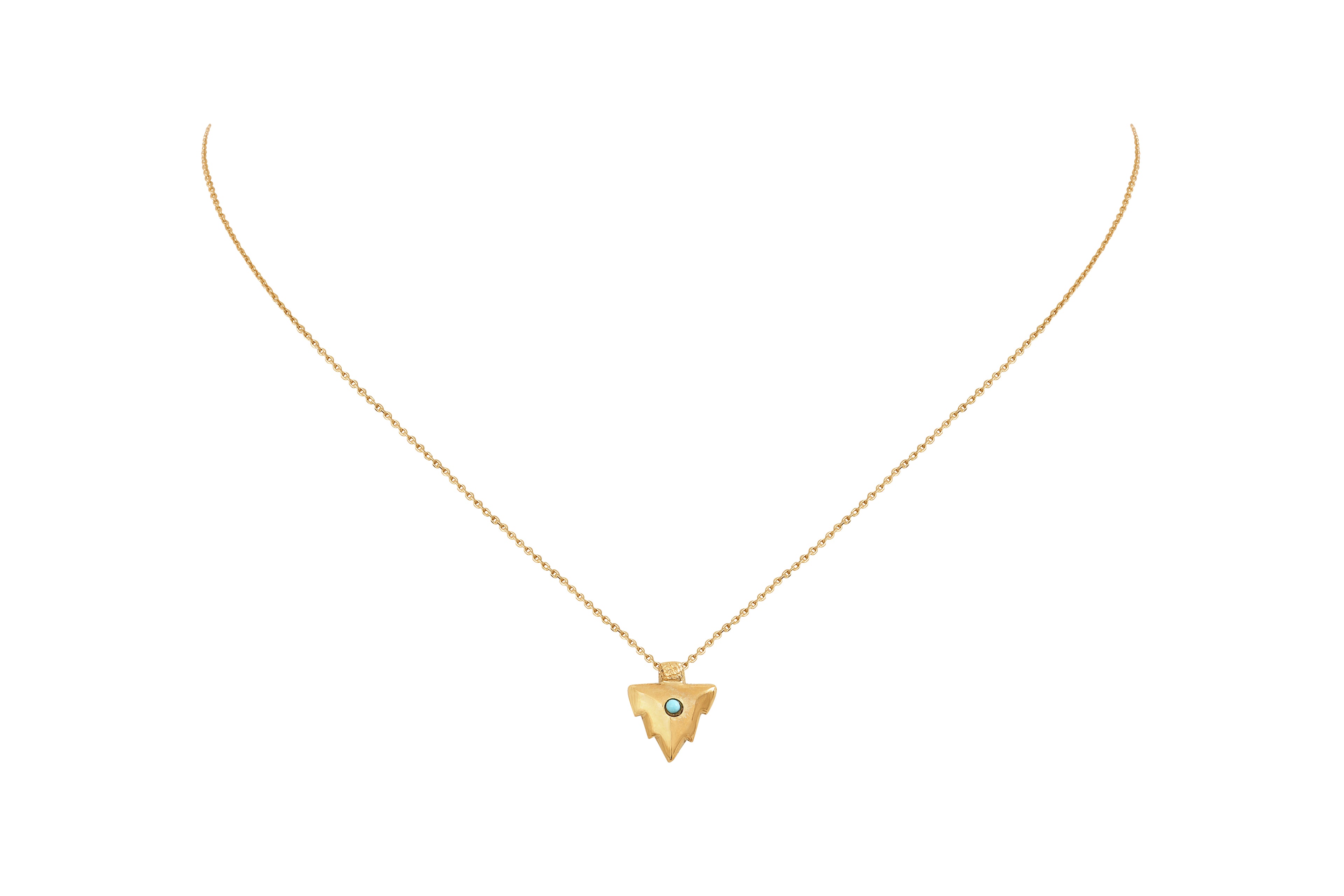 Collier Bengale Doré Turquoise