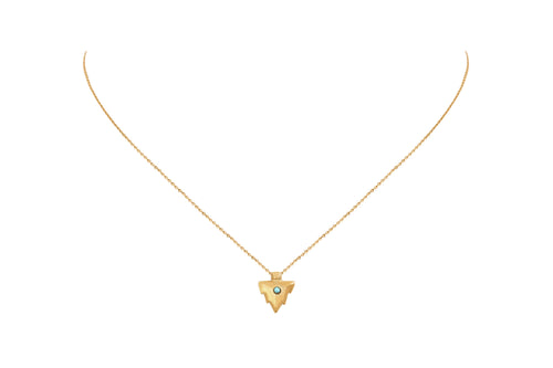 Collier Bengale Doré Turquoise