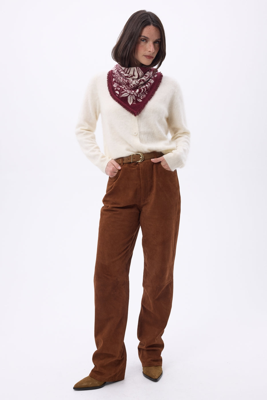 Petit Bandana Bengale - Bordeaux - Enfant