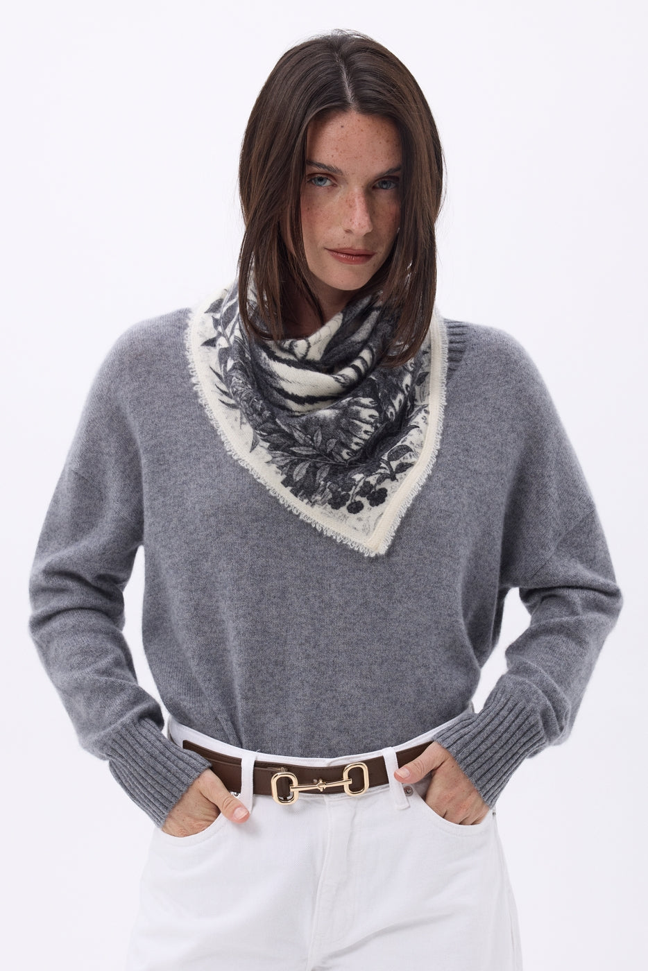 Bandana pequeño Bengala - Negro - Mujer