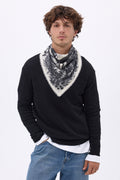 Bandana pequeño Bengala - Negro - Hombre