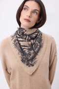 Bandana pequeño Bengala - Beige crema - Mujer