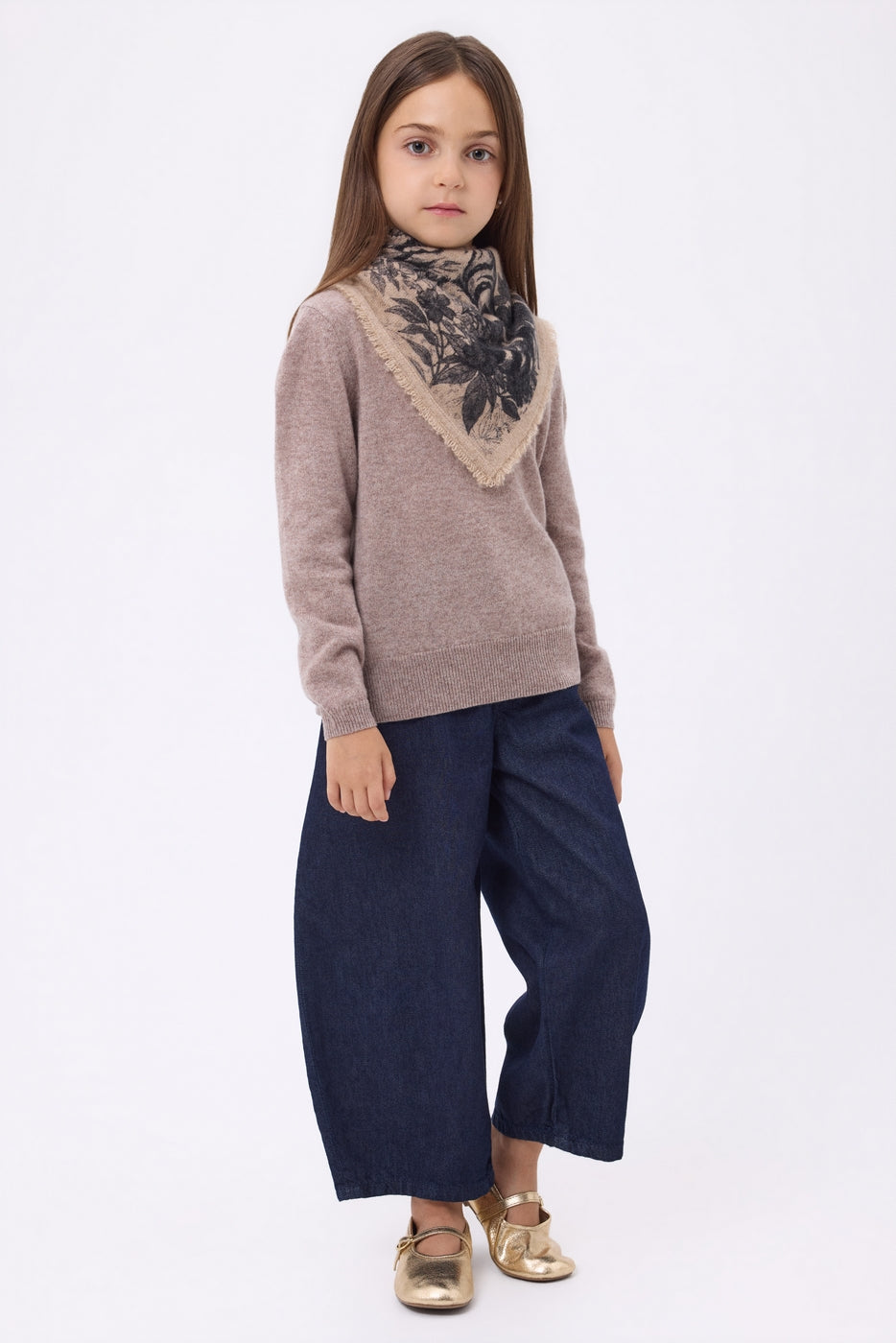 Petit Bandana Bengale - Beige Creme - Enfant