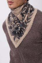 Bandana pequeño Bengala - Beige crema - Hombre