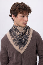 Bandana pequeño Bengala - Beige crema - Hombre