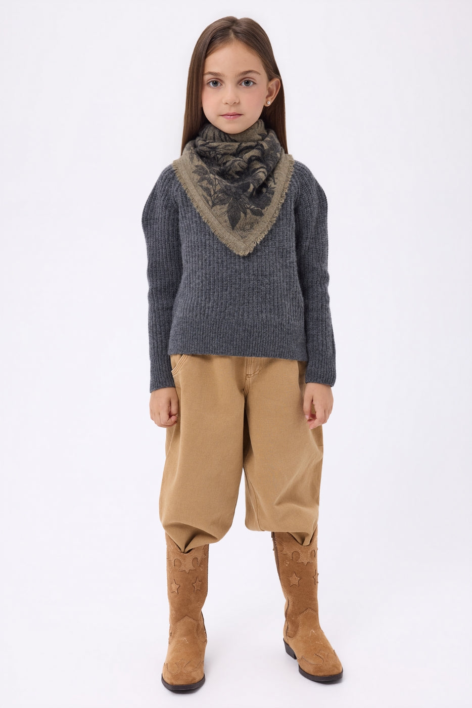 Petit Bandana Bengale - Khaki Chine - Enfant