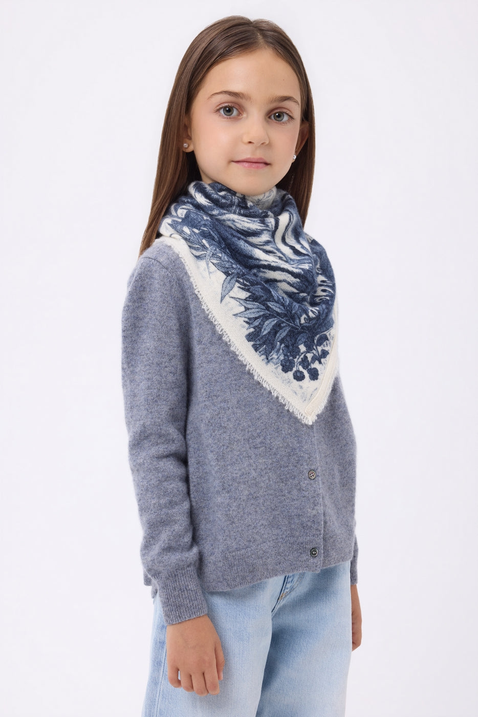 Bandana pequeña Bengala - Azul marino - Niño