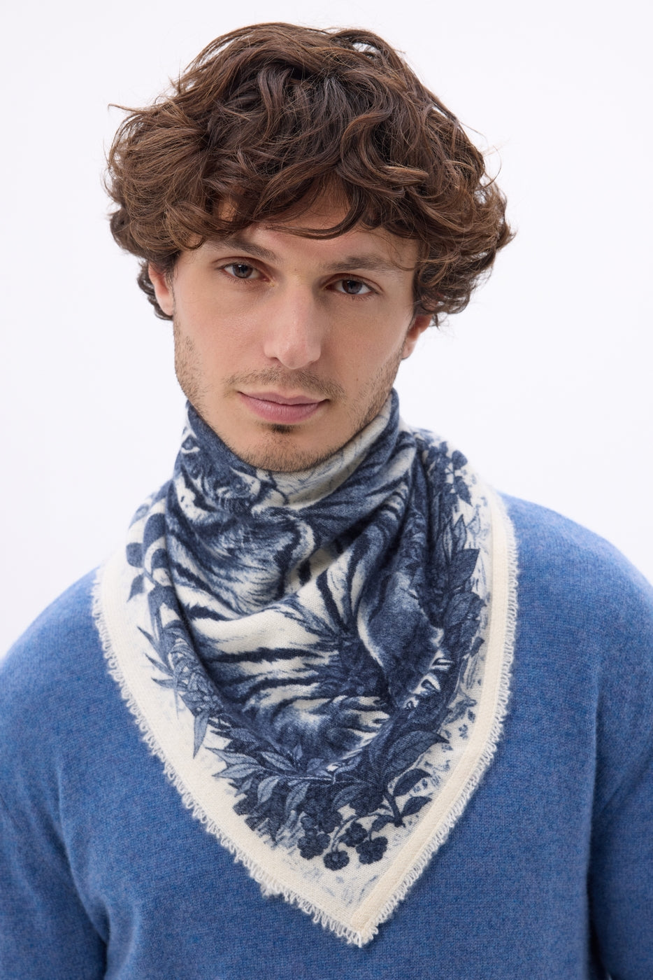 Small Bengale Bandana - Navy - Men