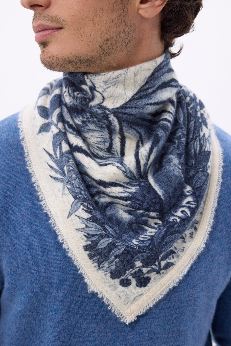 Small Bengale Bandana - Navy - Men