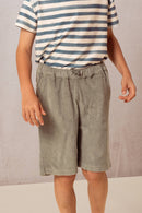 Bermuda Basile Terry Vert De Gris