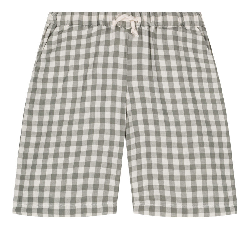 Bermuda Basile Vichy Vert De Gris