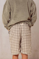 Bermuda Basile Vichy Vert De Gris