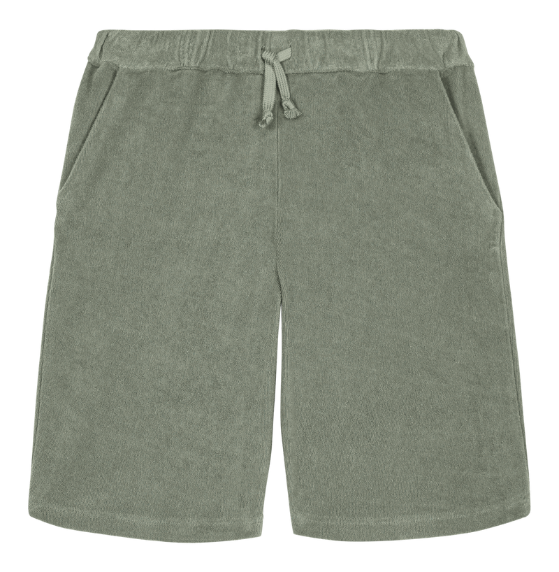 Bermuda Basile Terry Vert De Gris