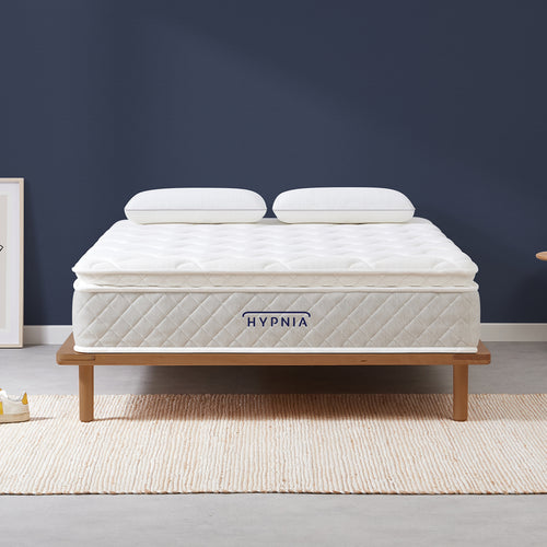 Pack -  Matelas Bien-Être Suprême + Protège Matelas + 2 Oreillers Hybride