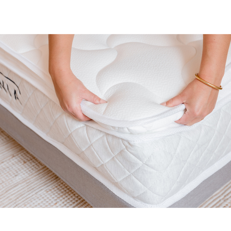 Pack - Supreme Wellness Mattress + Mattress Cover + 2 Hybrid Pillows