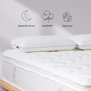 Pack - Bien-Être Suprême mattress + Chêne Clair slat base