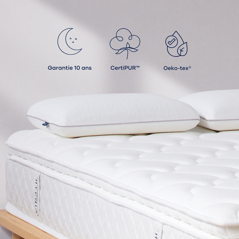 Pack - Supreme Wellness Mattress + 2 Hybrid Pillows + Autumn/Winter Duvet