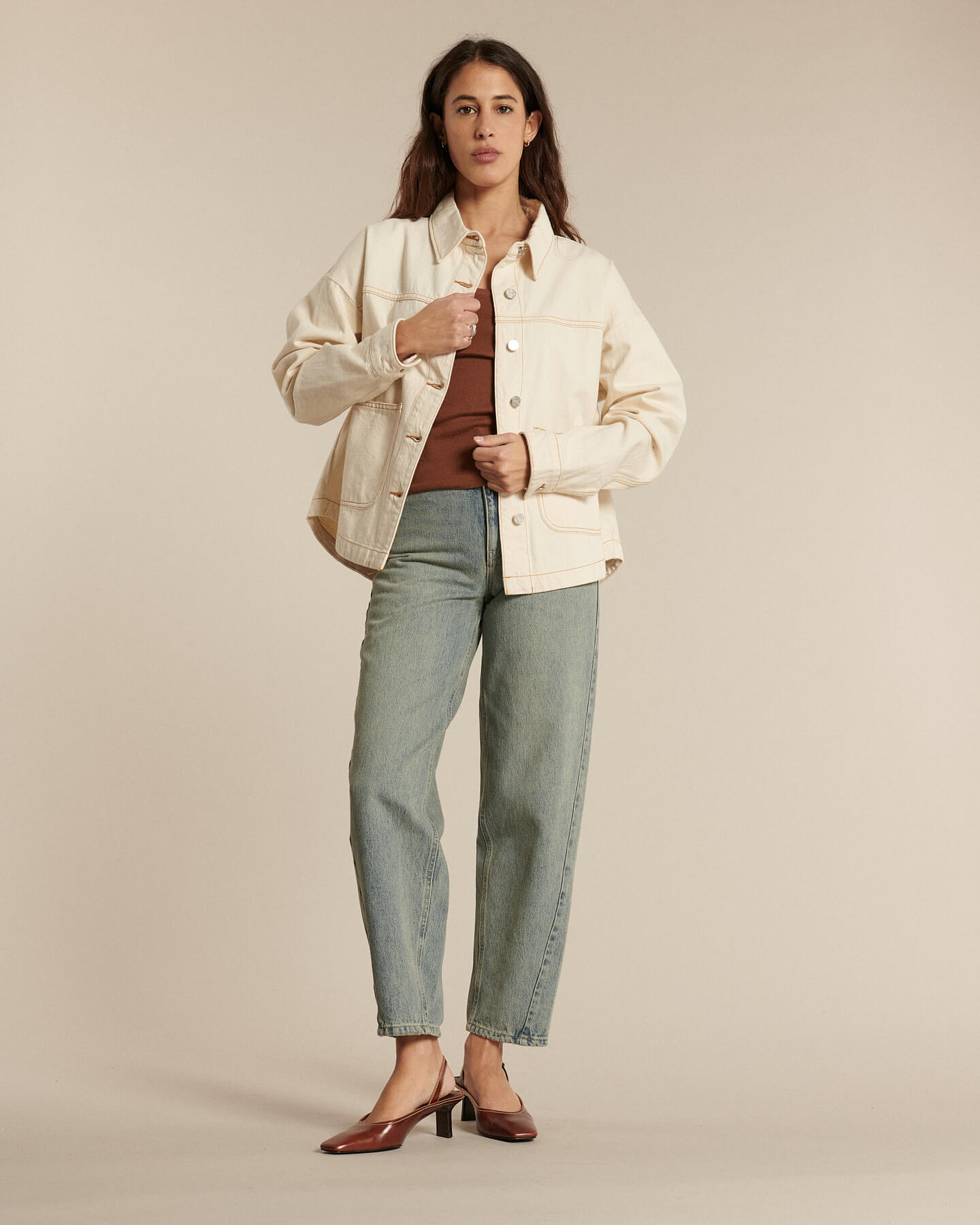 Veste BETTY DENIM ECRU WH 30 Labdip