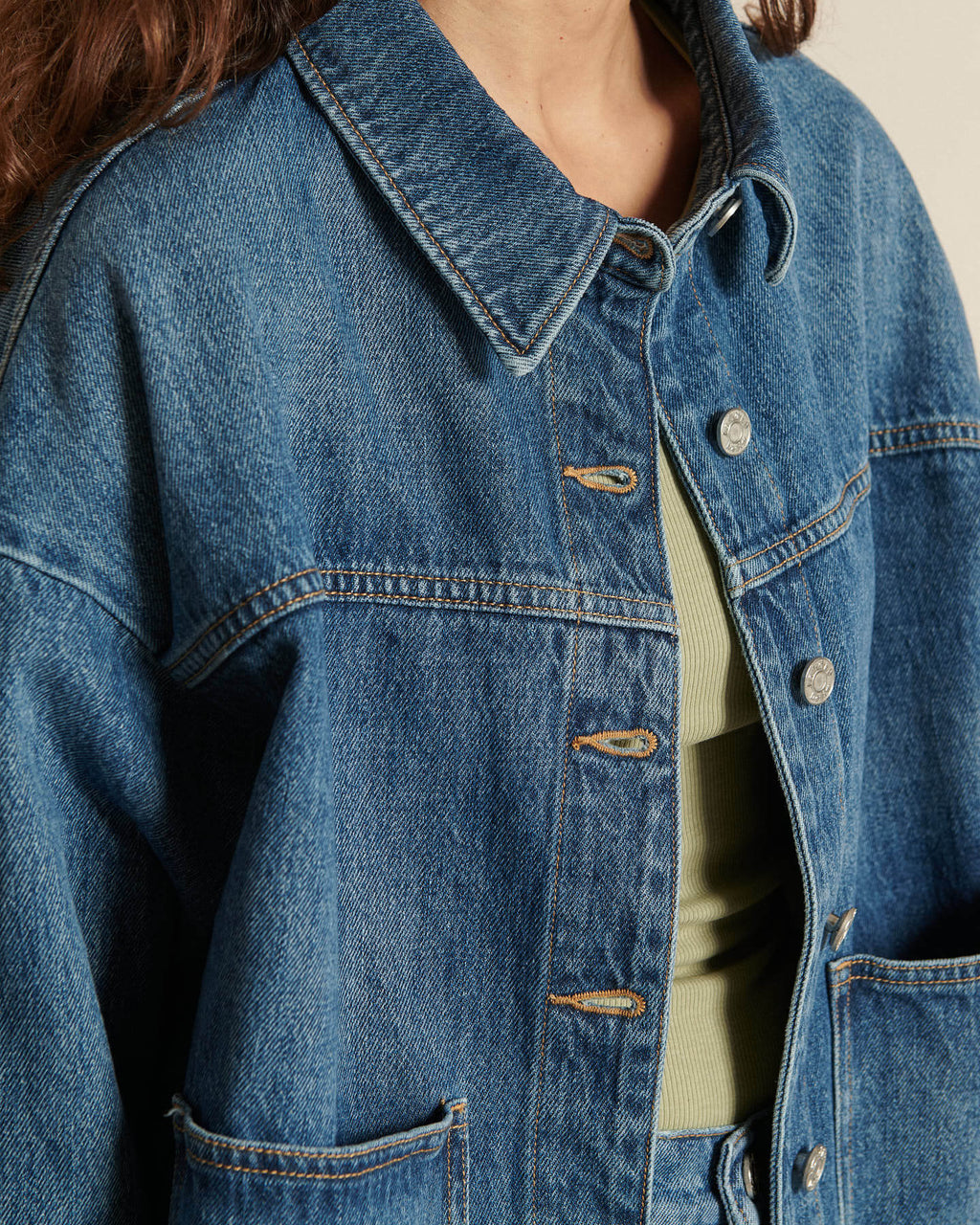 Veste BETTY DENIM IN 30 MID BLUE Labdip