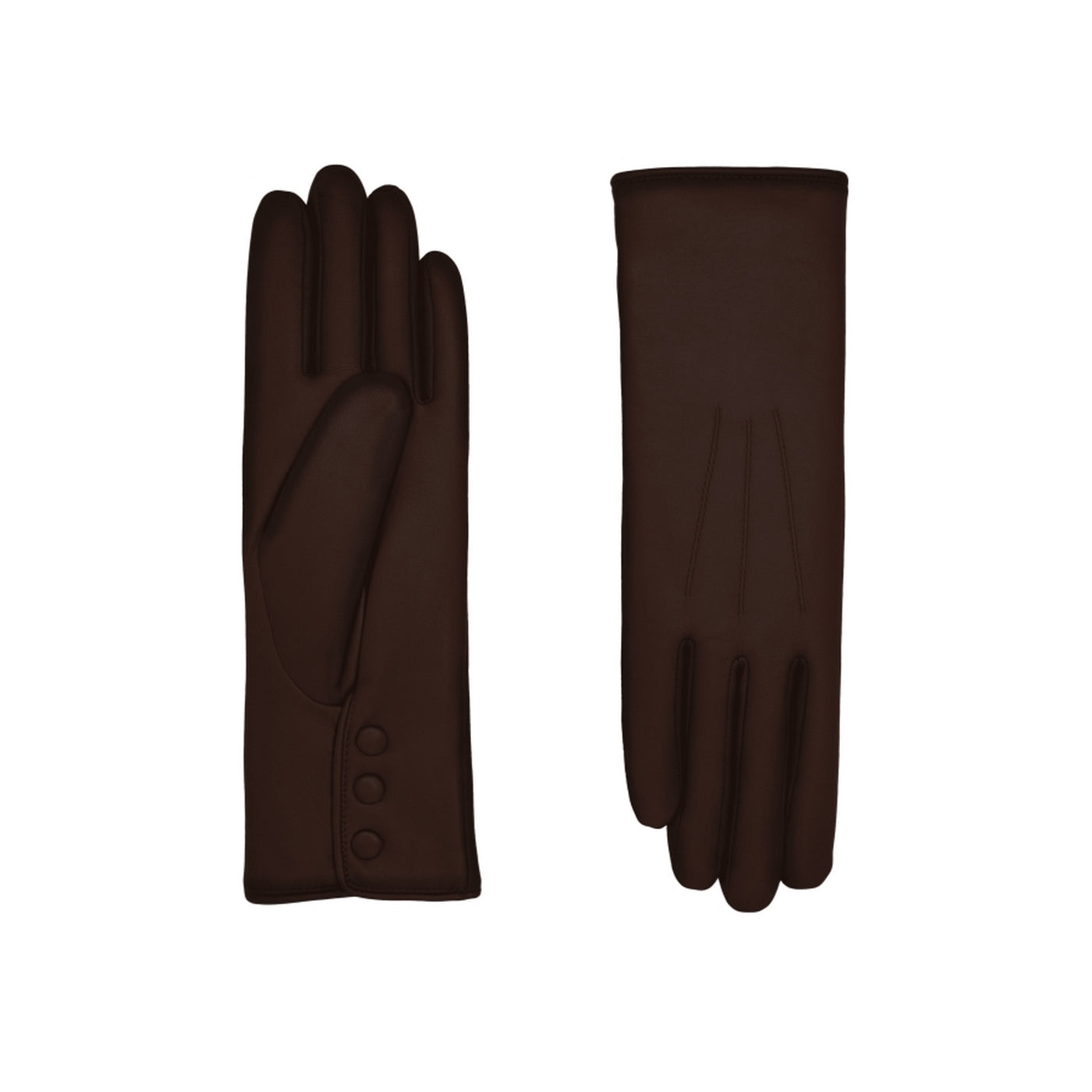 Gants Betty - Whisky Patine/Lapin Blanc - Femme