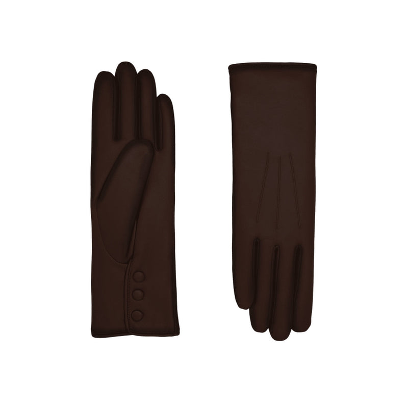 Gants Betty - Whisky Patine/Lapin Blanc - Femme