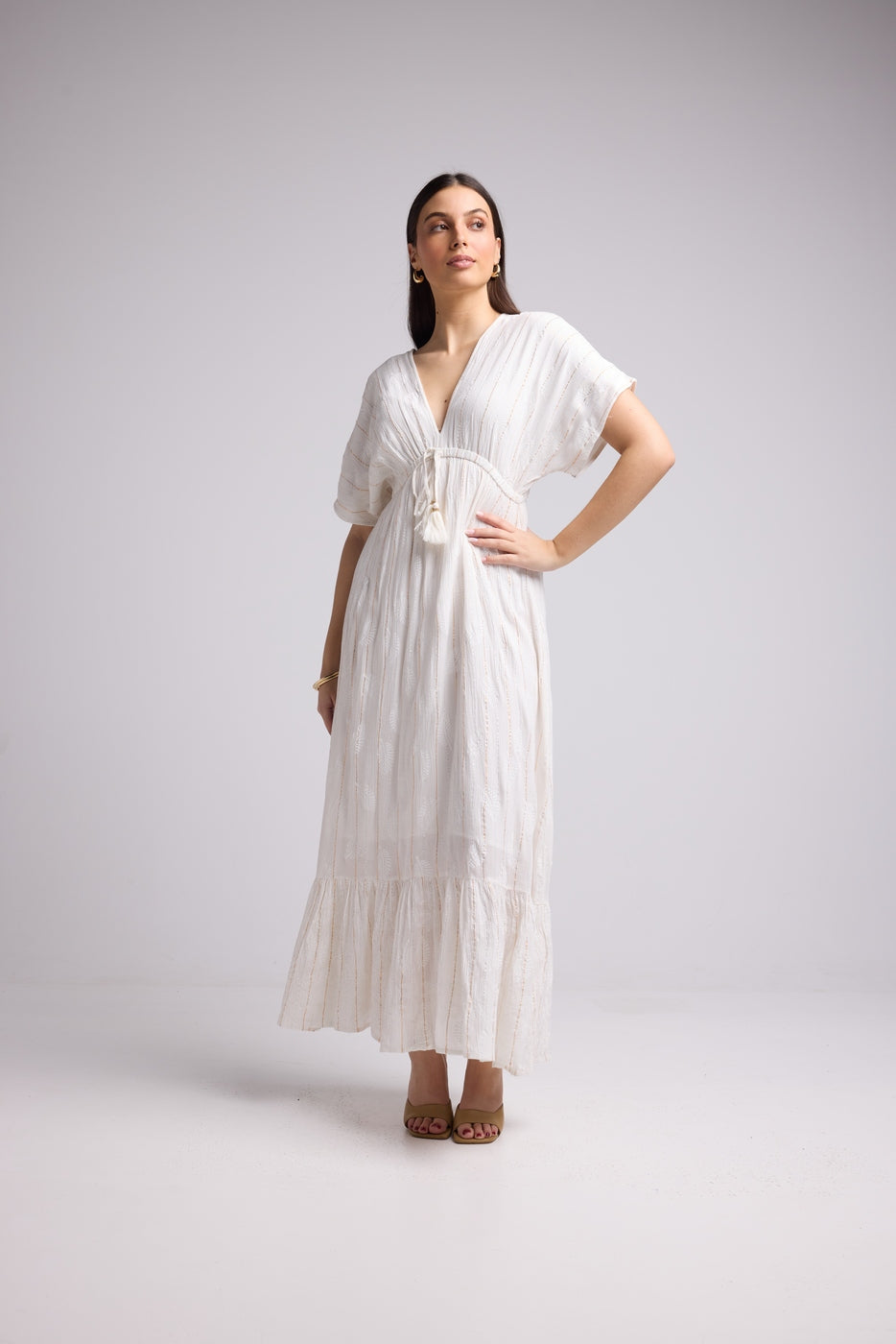 Robe Longue - Beverly - Blanc