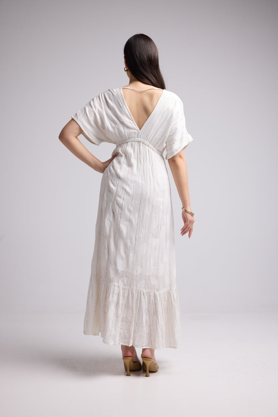 Robe Longue - Beverly - Blanc