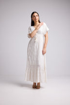 Robe Longue - Beverly - Blanc