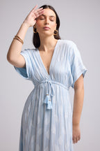 Robe Longue - Beverly - Bleu