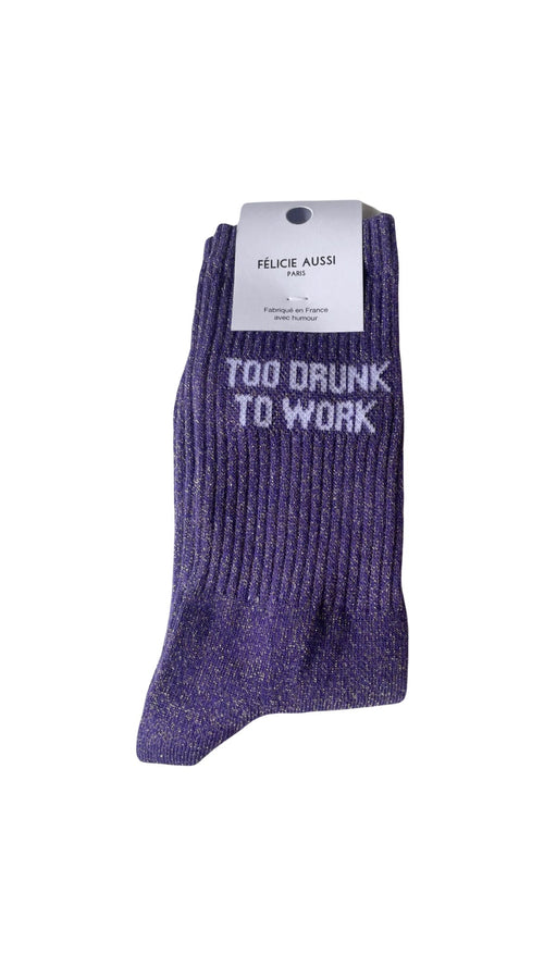 Félicie Aussi - Chaussettes Too Drunk To Work / 36-40