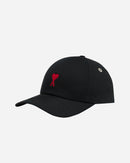 Ami Paris - Black Cap Ami De Coeur Embroidery