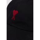 Ami Paris - Gorra Roja Bordada Adc - Negro/001