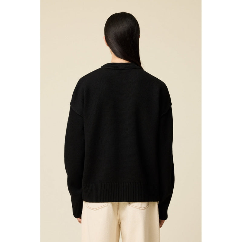 Ami Paris - Pull Red Adc Sweater - Black/Red