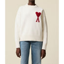 Ami Paris - Pull Red Adc Sweater - Off-White/Red