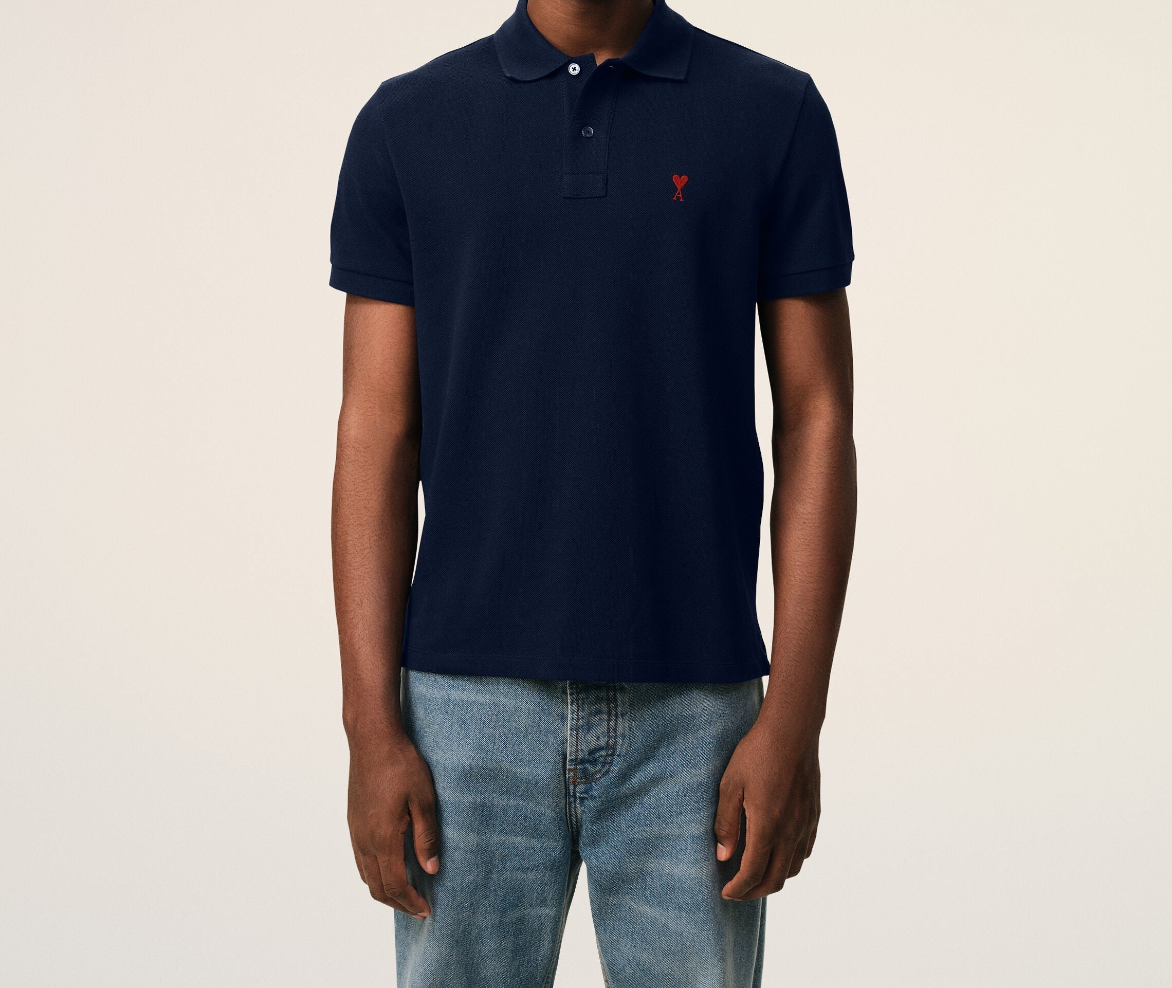 Polo Ami de Cœur – Ami Paris – Bleu Marine