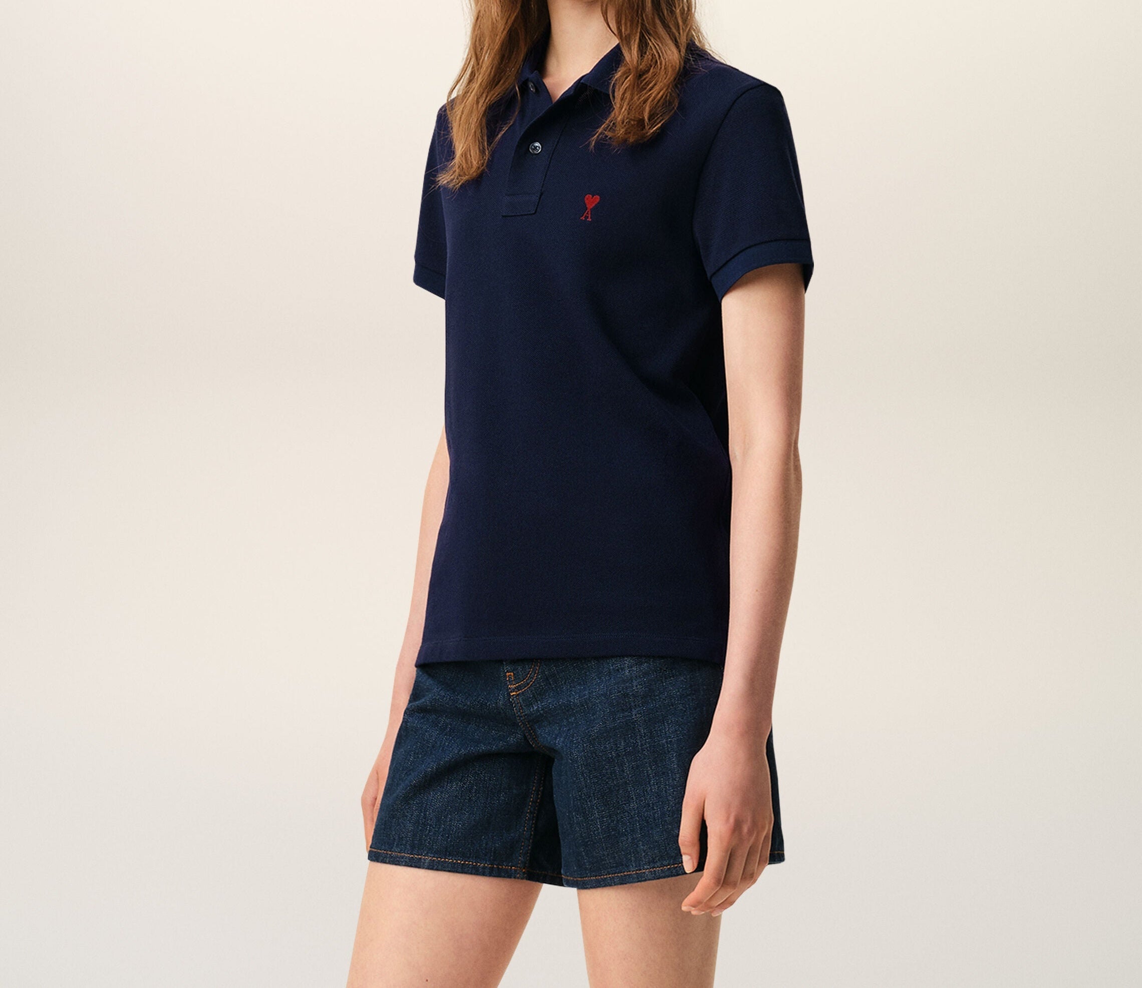 Polo Ami de Cœur – Ami Paris – Bleu Marine