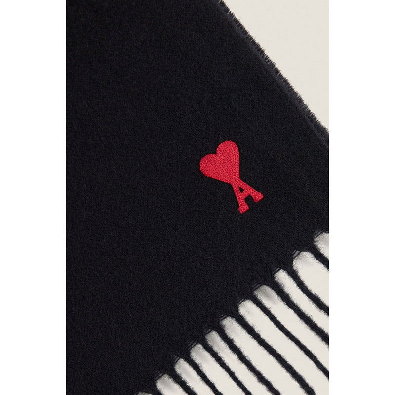 Ami Paris - Écharpe Red Adc Scarf - Black/001