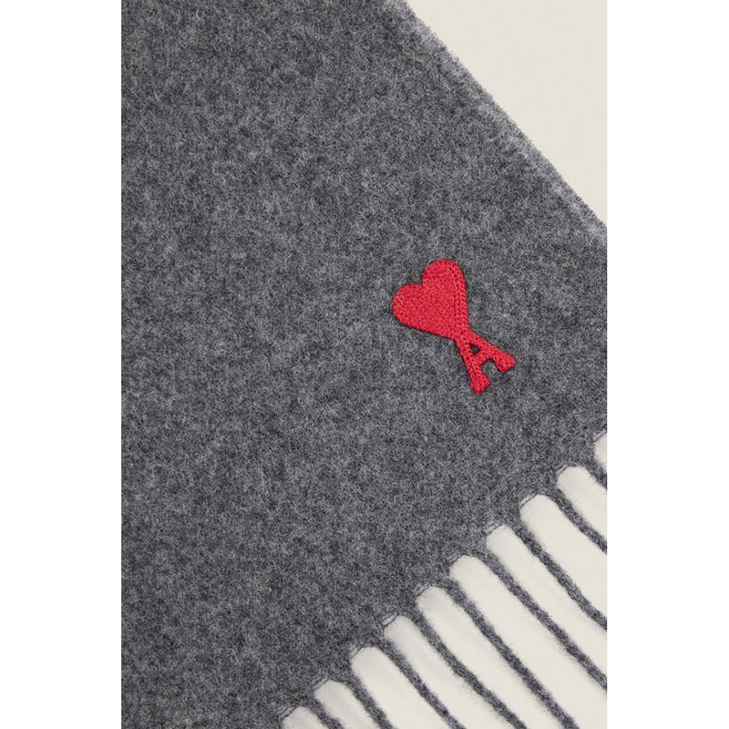 Ami Paris - Red Adc Scarf - Dark Grey/061