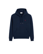 Ami Paris - Sudadera con capucha Ami De Coeur – Azul Rojo