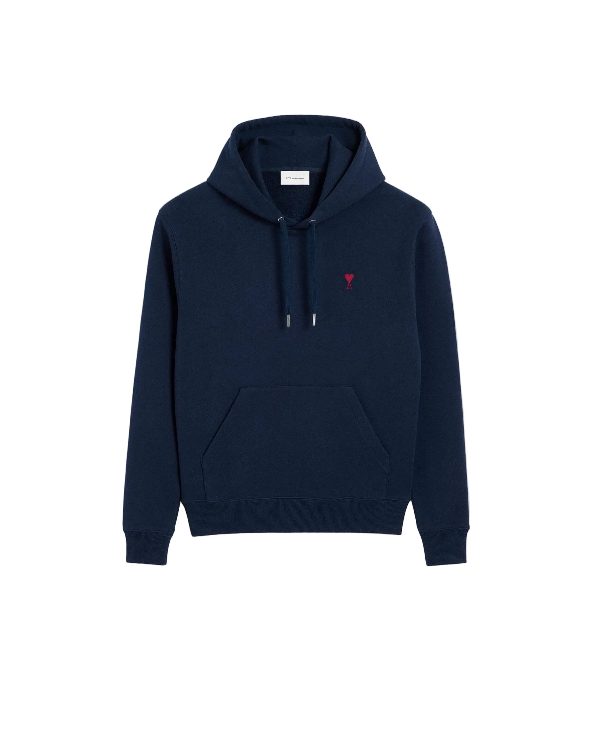 Ami Paris - Sudadera con capucha Ami De Coeur – Azul Rojo