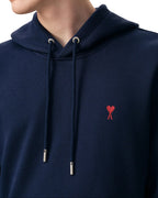 Ami Paris - Sudadera con capucha Ami De Coeur – Azul Rojo
