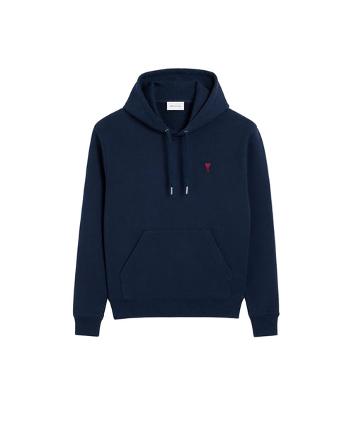Ami Paris - Hoodie Ami De Coeur - Bleu Rouge