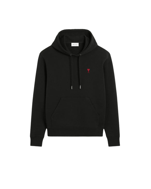 Ami Paris - Sudadera con capucha Ami De Coeur – Negro Rojo