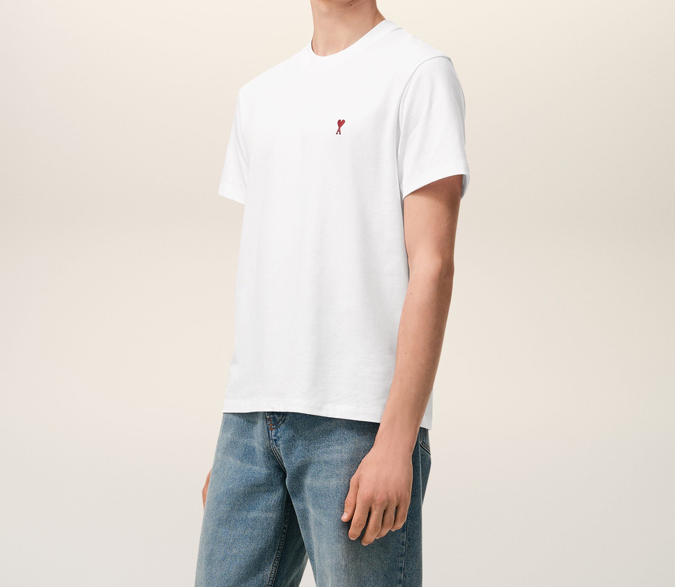 Ami Paris - Camiseta Ami De Coeur – Blanco