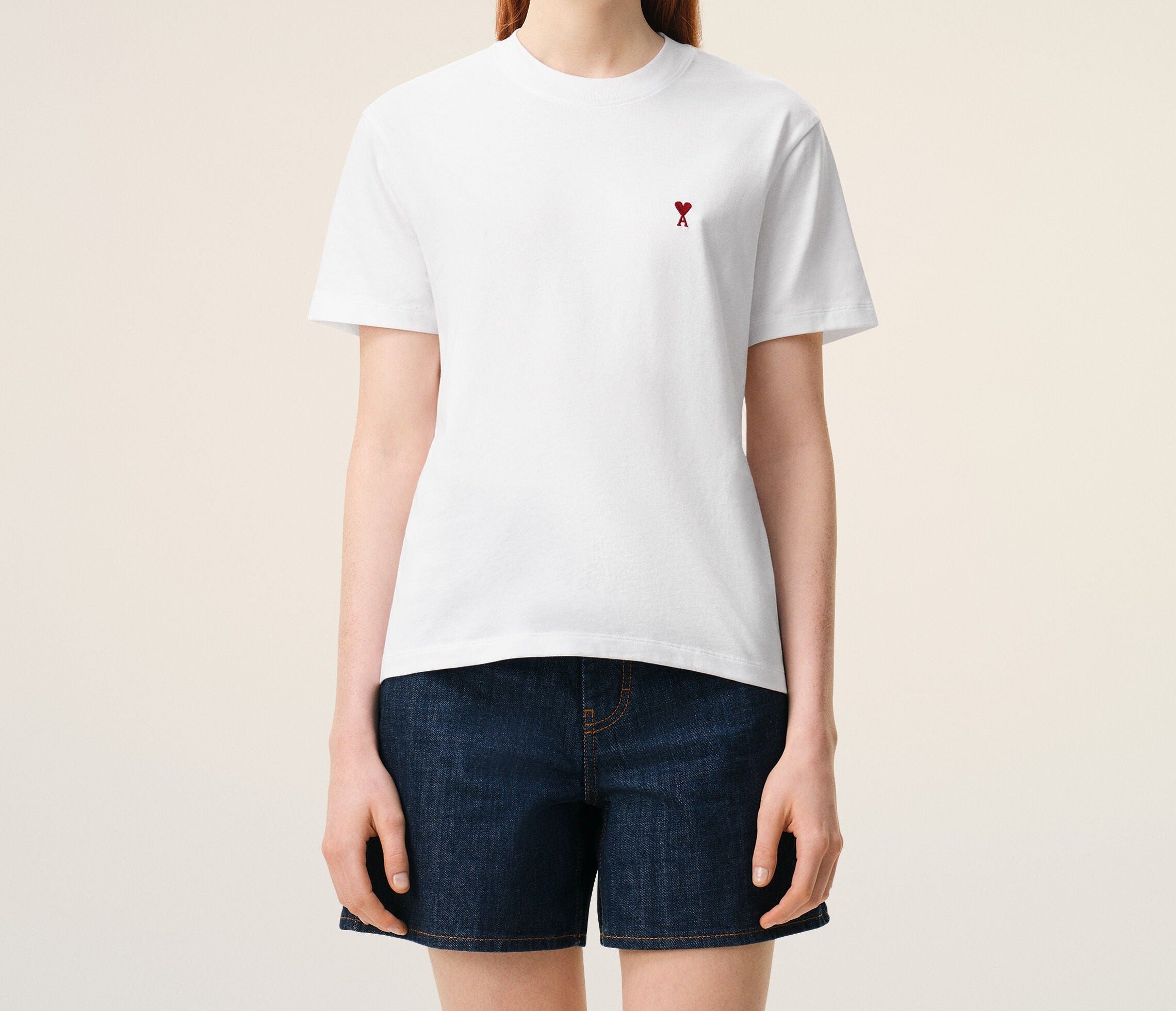 Ami Paris - Camiseta Ami De Coeur – Blanco