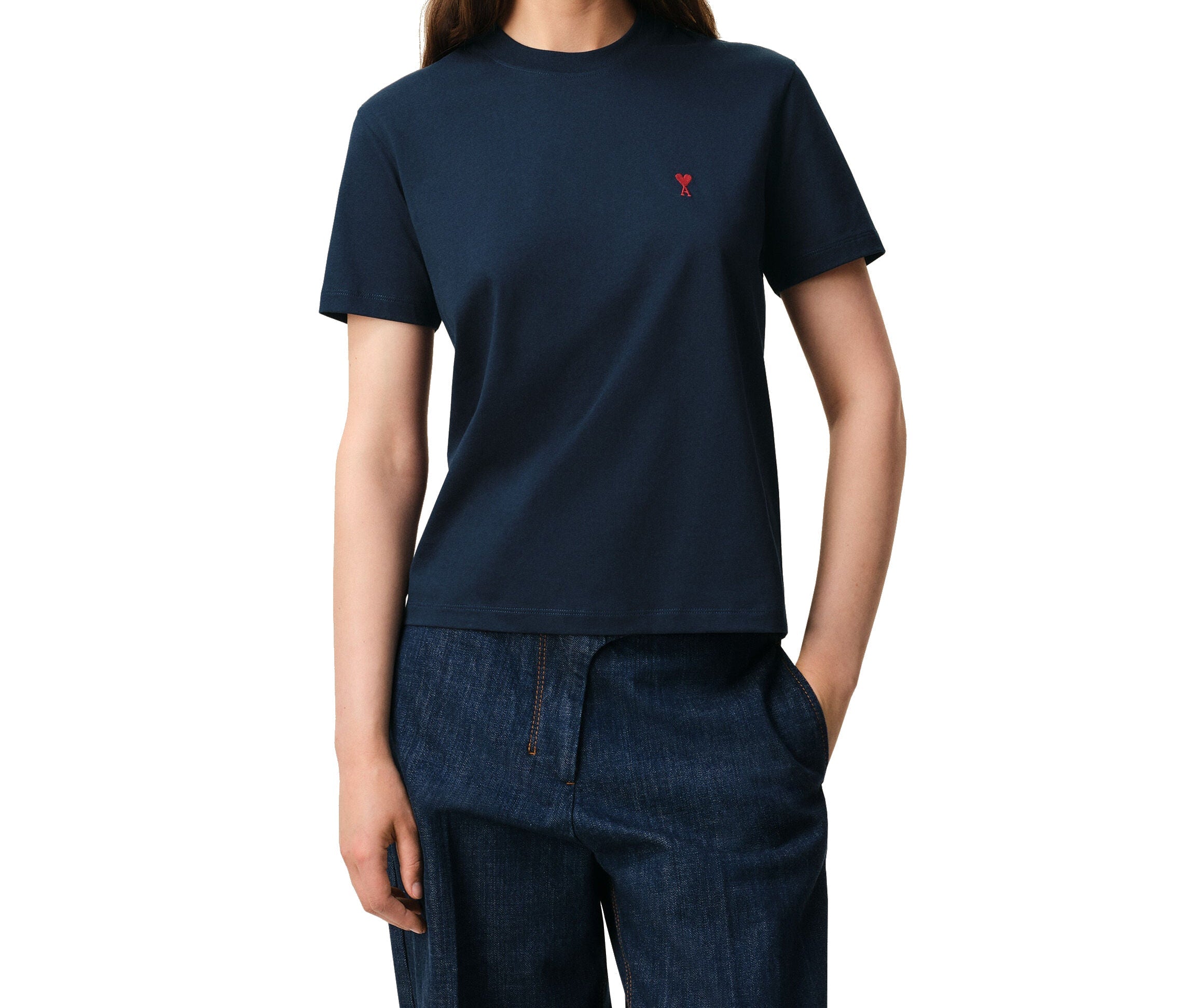 Ami Paris - Camiseta Ami De Coeur – Azul
