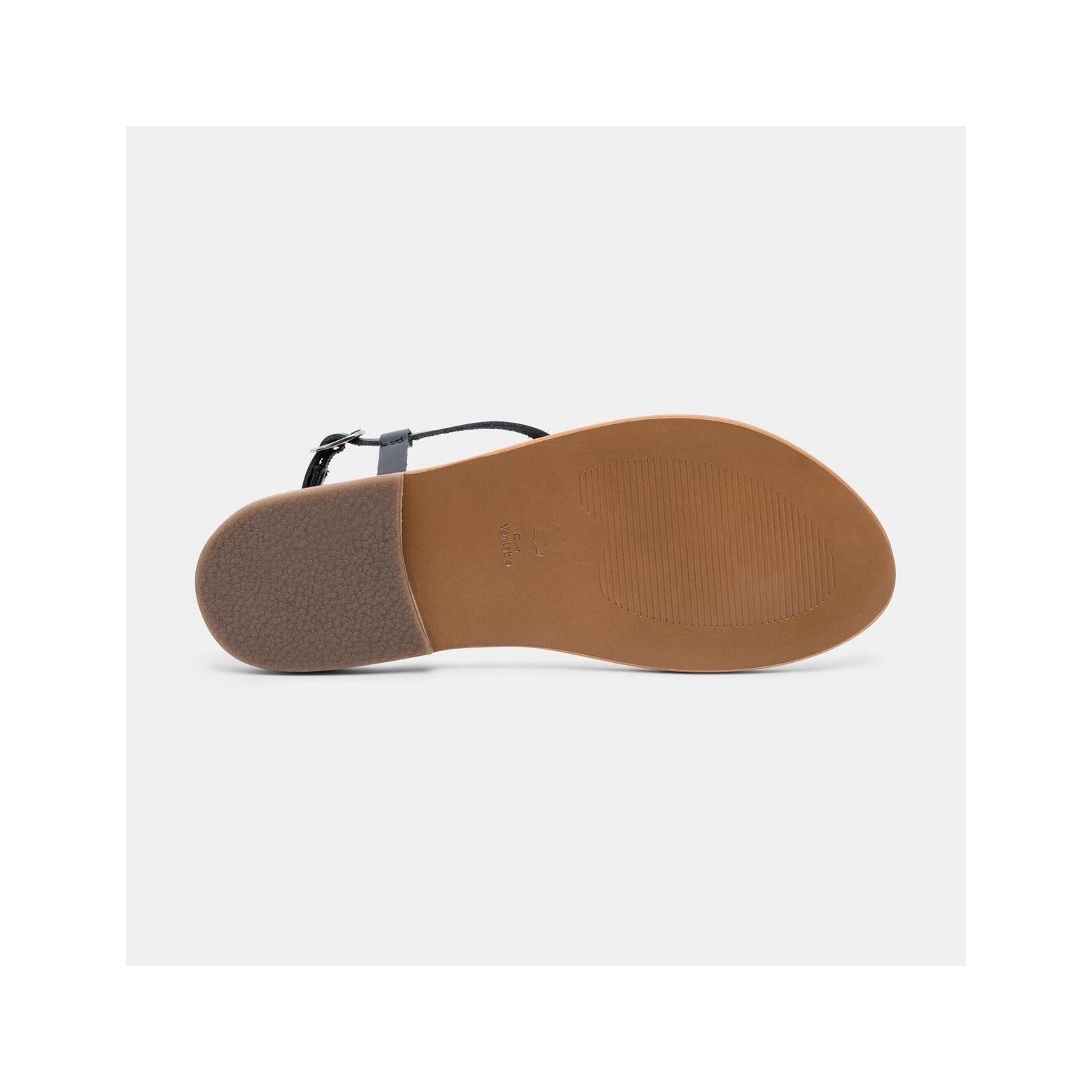 Jersey Sandals - Black