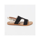 Sandales Vernon - Black+Gold
