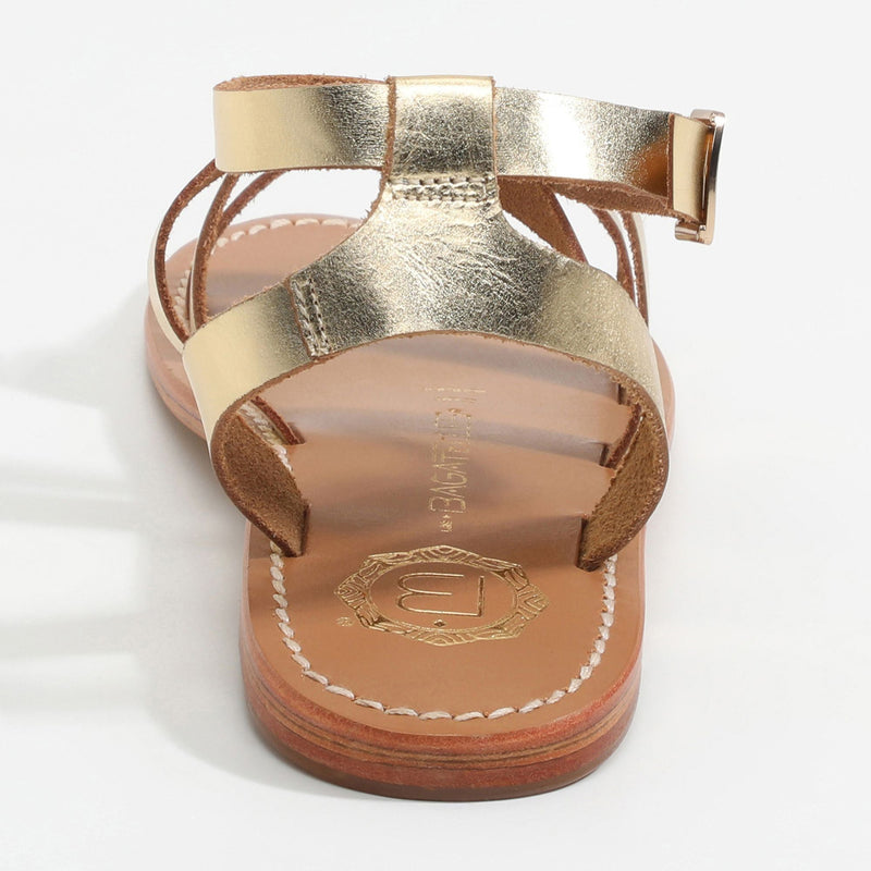 Les Bagatelles - Sandalias Malini - Oro Oscuro