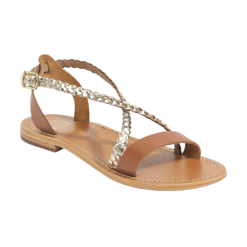 Sandales Raisa - Gold Et Camel